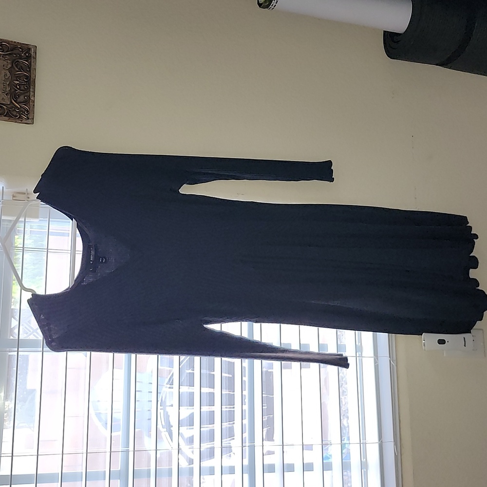 Grey sweater dress